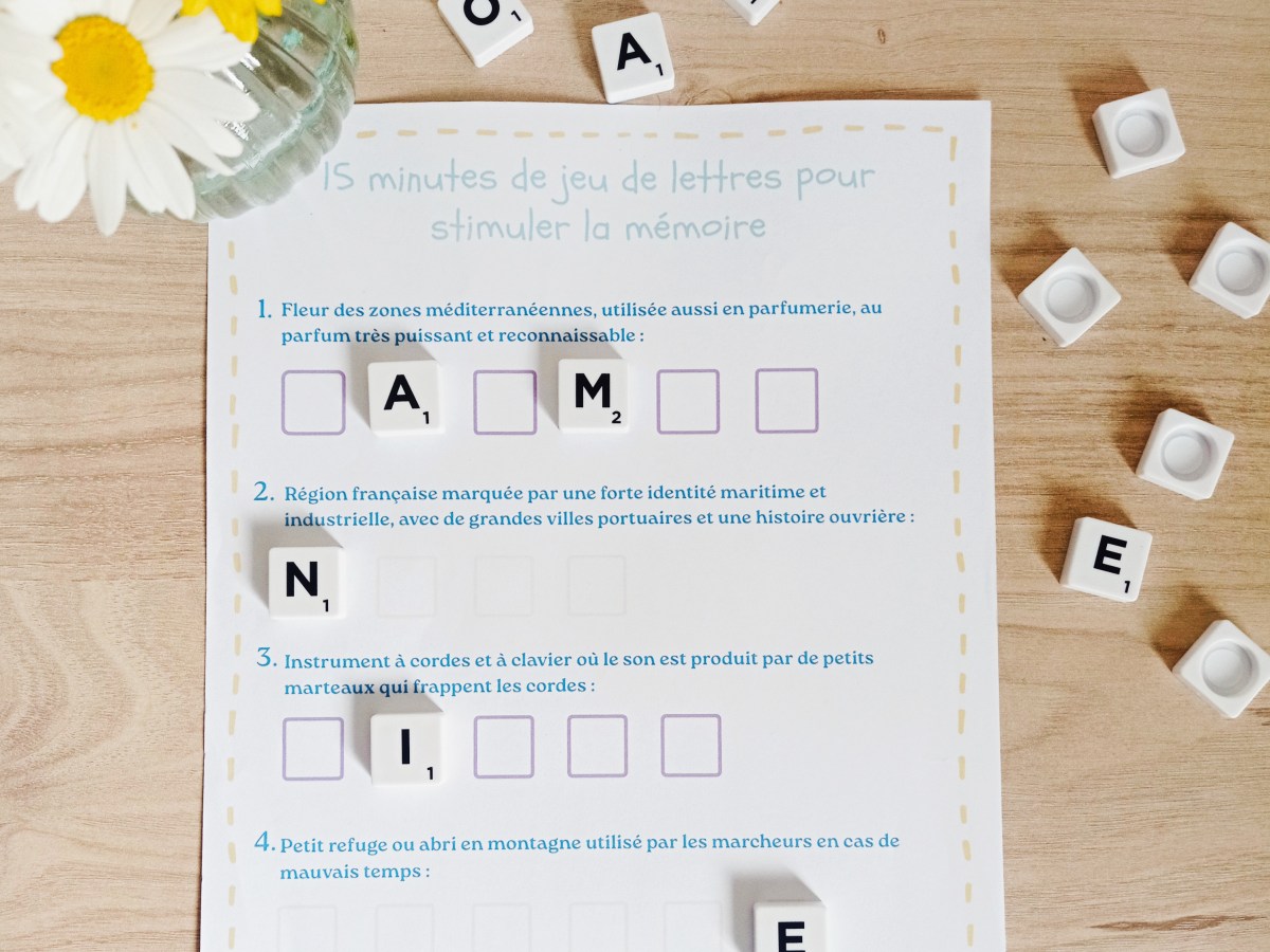 15 minutes de jeu de lettres adapté aux&nbsp;seniors