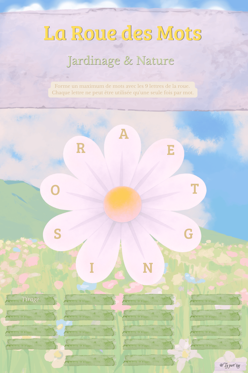 La Roue des Mots : un jeu de lettres pour stimuler la mémoire des seniors